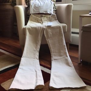 Off  White Women’s Zara Premium Flare Denim Jeans